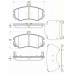 8110 43034 TRISCAN Комплект тормозных колодок, дисковый тормоз