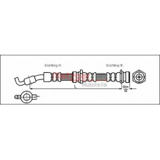 4114061 METZGER Тормозной шланг