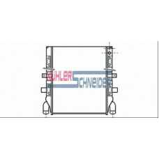 3800802 KUHLER SCHNEIDER Радиатор, охлаждение двигател