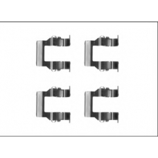 8DZ 355 205-561 HELLA PAGID Комплектующие, колодки дискового тормоза