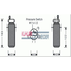 8913001 KUHLER SCHNEIDER Осушитель, кондиционер