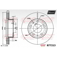 877213.6980 MAXTECH Тормозной диск