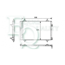 CO0042 EQUAL QUALITY Конденсатор, кондиционер