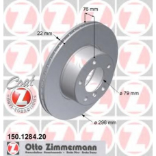 150.1284.20 ZIMMERMANN Тормозной диск