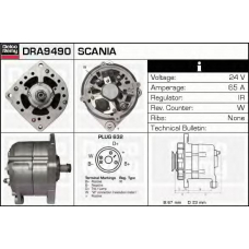 DRA9490 DELCO REMY Генератор