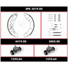 SPK 3419.00 ROADHOUSE Комплект тормозов, барабанный тормозной механизм