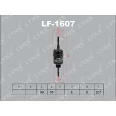 LF1607 LYNX Фильтр топливный
