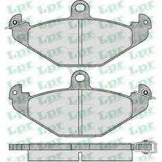 05P427 LPR Комплект тормозных колодок, дисковый тормоз