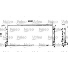 883872 VALEO Радиатор, охлаждение двигателя