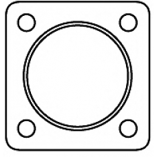 83 40 5504 HJS Прокладка, труба выхлопного газа