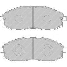 FVR1498 FERODO Комплект тормозных колодок, дисковый тормоз