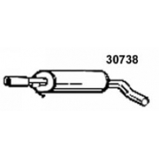 30738 MAPCO Средний глушитель выхлопных газов