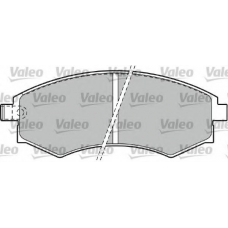 598786 VALEO Комплект тормозных колодок, дисковый тормоз