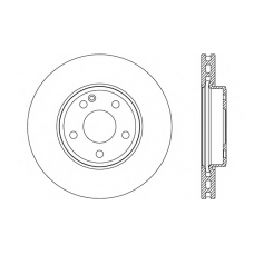 BDR2701.20 OPEN PARTS Тормозной диск