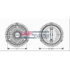 0382301 KUHLER SCHNEIDER Сцепление, вентилятор радиатора