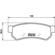 8DB 355 019-591 HELLA PAGID Комплект тормозных колодок, дисковый тормоз