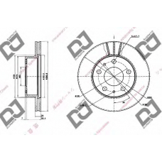 BD1470 DJ PARTS Тормозной диск