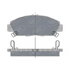 SP 203 SCT Комплект тормозных колодок, дисковый тормоз