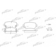 PBP1521 PATRON Комплект тормозных колодок, дисковый тормоз