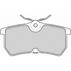 FD6785A NECTO Комплект тормозных колодок, дисковый тормоз