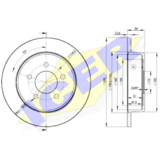 78BD1023-2 ICER Тормозной диск