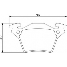 363710201169 MAGNETI MARELLI Комплект тормозных колодок, дисковый тормоз