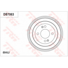 DB7063 TRW Тормозной барабан