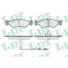 05P1614A LPR Комплект тормозных колодок, дисковый тормоз