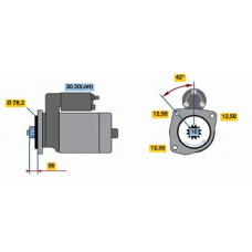 0 001 122 400 BOSCH Стартер