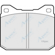 PAD347 APEC Комплект тормозных колодок, дисковый тормоз