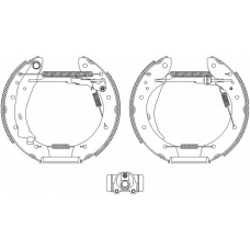 8DB 355 004-501 HELLA Комплект тормозных колодок