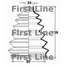 FCB6088 FIRST LINE Пыльник, приводной вал