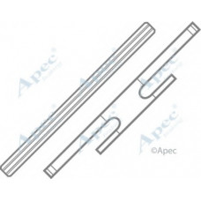 KIT256 APEC Комплектующие, тормозные колодки