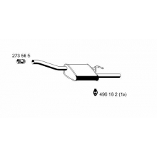 341288 ERNST Глушитель выхлопных газов конечный