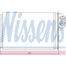 72943 NISSENS Теплообменник, отопление салона