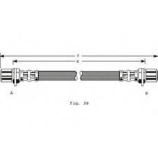 PHA125 TRW Тормозной шланг