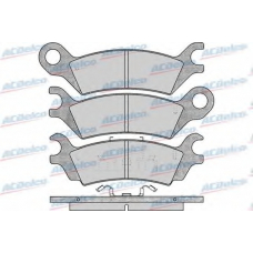 AC058369D AC Delco Комплект тормозных колодок, дисковый тормоз