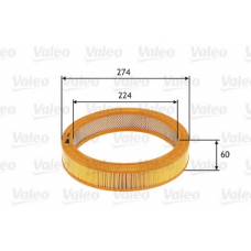 585619 VALEO Воздушный фильтр