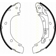 8100 10007 TRISCAN Комплект тормозных колодок