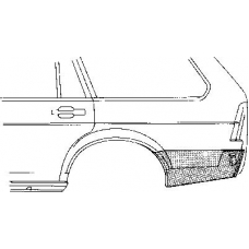 5830133 VAN WEZEL Боковина