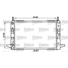 730586 VALEO Радиатор, охлаждение двигателя