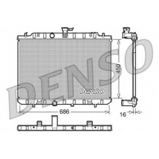 DRM46006 DENSO Радиатор, охлаждение двигателя