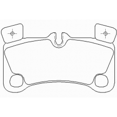 P 85 103 BREMBO Комплект тормозных колодок, дисковый тормоз