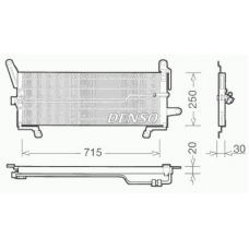 DCN09097 DENSO Конденсатор, кондиционер