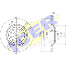 78BD4082-2 ICER Тормозной диск