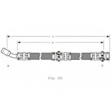 PHD258 TRW Тормозной шланг