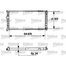 730945 VALEO Радиатор, охлаждение двигателя