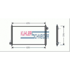 0121801 KUHLER SCHNEIDER Конденсатор, кондиционер