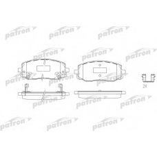 PBP1783 PATRON Комплект тормозных колодок, дисковый тормоз