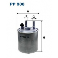 PP988 FILTRON Топливный фильтр